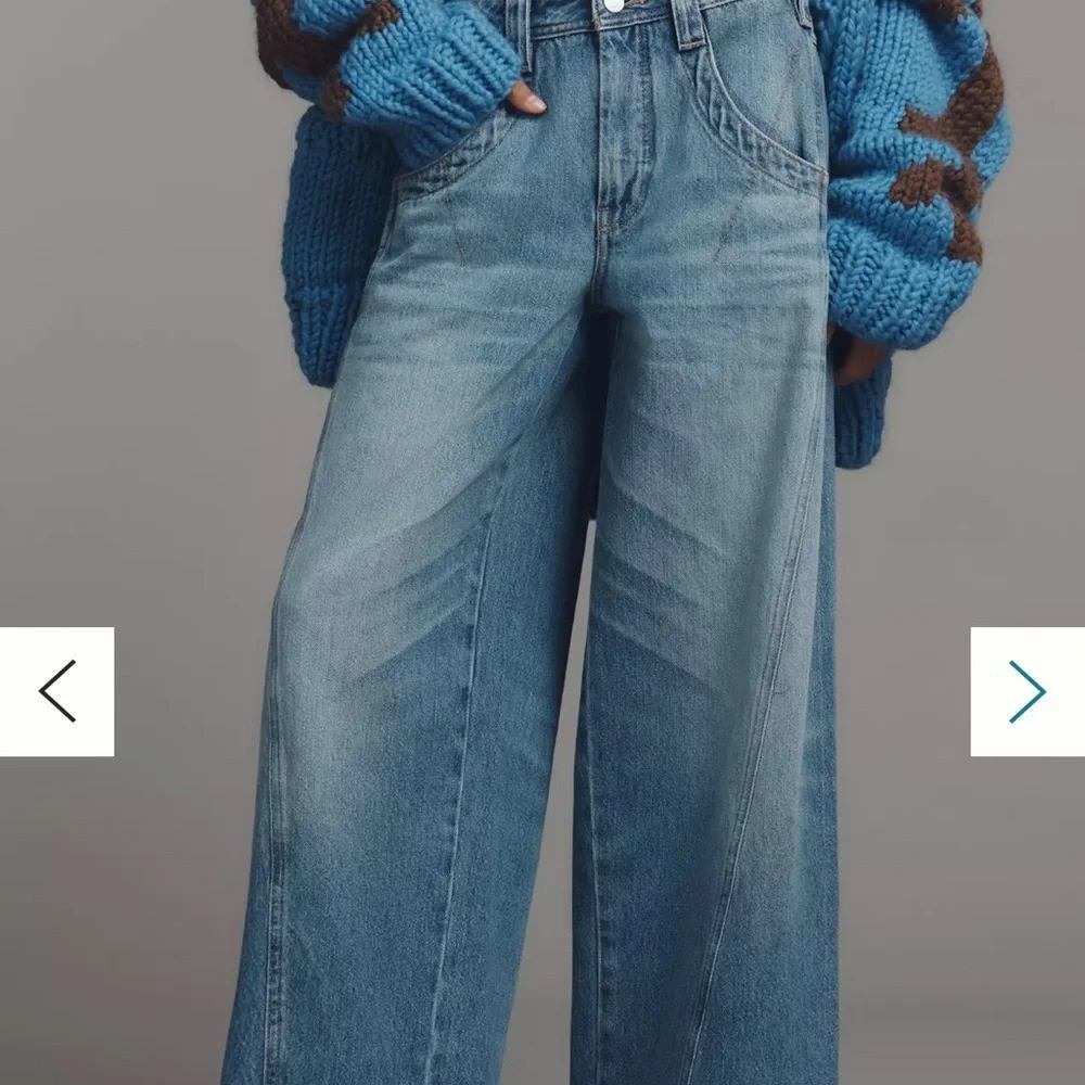 Pilcro NWOT Kenny High Rise Tapered Barrel Leg Jeans 27P Anthropologie Everyday - Picture 3 of 13